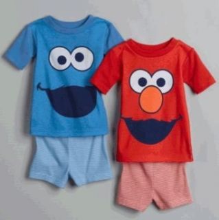 Sesame Street Infant & Toddler Boys 4 Piece Elmo & Cookie