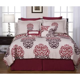 Cherry Blossom 12 piece Full size Bed in a Bag with Sheet Set