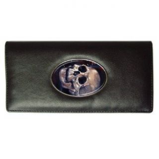 Limited Edition Violano Wallet Checkbook Cover Goth Skull