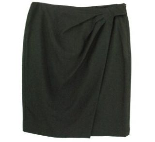 Alfani Petite Straight Fit Skirt Black 6P Clothing