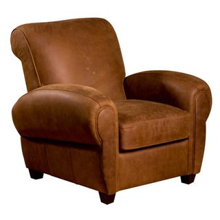 Marbella Leather Press Back Chair in Valley Toffee