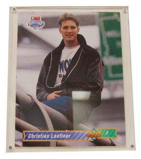 Christian Laettner 8 x 10 Oversize Basketball Card