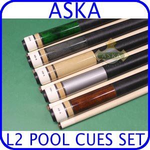 Billiard Pool Cue Stick Set Aska L2 5 pool cue sticks