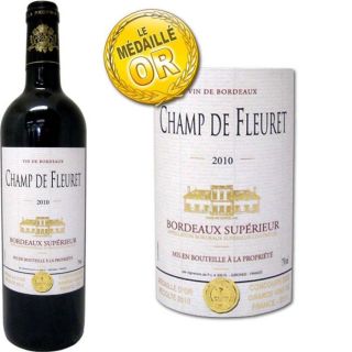 Champ de Fleuret Bordeaux Supérieur 2010   Achat / Vente VIN ROUGE