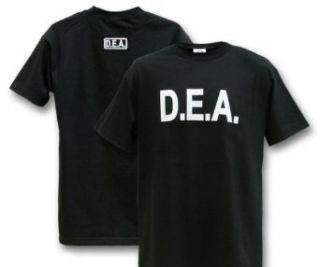 Black Law Enforcement DEA T Shirt Clothing