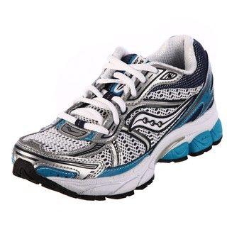 Saucony Womens ProGrid Jazz 14 White/Teal Technical Running Shoes