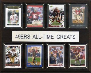 NFL San Francisco 49ers All Time Greats Plaque Sports