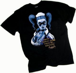 Arkham Harley Quinn    Batman Arkham Asylum Adult T Shirt