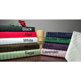 Egyptian Cotton 300 Thread Count Queen size Waterbed Stripe Sheet Set