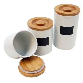 Le Chef Ceramic Storage Canisters (Set of 3)