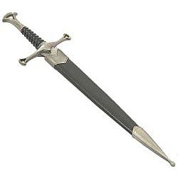 Defender 13 inch Collectible Mongolian Sword Dagger with Sheath