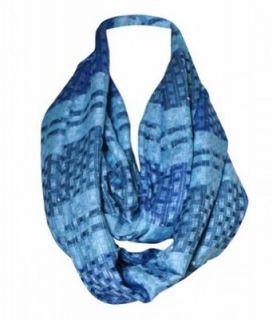 Anytime Scarf Womens Infinity Scarf Woven Sparkly Blue