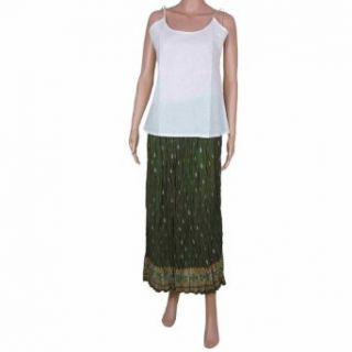 Summer Fashion For Women Indian Wear Casual Green Long