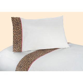 Sweet JoJo Designs Pink and Brown Cheetah Girl Bedding Collection