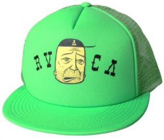 RVCA The Twist Barry McGee Trucker Hat (Neon Green