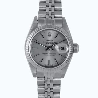 Pre owned Rolex Womens Stainless Steel Datejust Watch