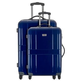 Ensemble de 2 valises yanis bleu   38x60x23 / 43x70x28cm   4/3kg   57
