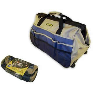 Olympia Tools Rolling 20 inch Wide Mouth Tool Bag