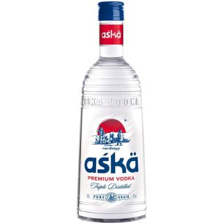 Vodka Aska 37.5% 70cl   Vodka Aska au pur Grain de Blé  le choix d