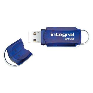 Integral Courier   Lecteur flash USB   64 Go   USB 2.0   bleu… Voir