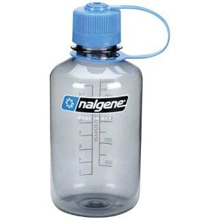 Nalgene Gray 1pt Narrow Mouth Water Bottle Sports