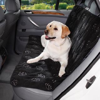 Cruising Companion Black Pawprint Car Seat Cover