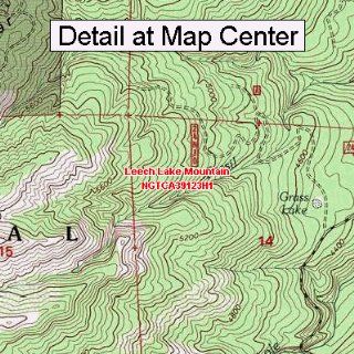 USGS Topographic Quadrangle Map   Leech Lake Mountain