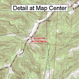 USGS Topographic Quadrangle Map   Rockbridge, Ohio (Folded
