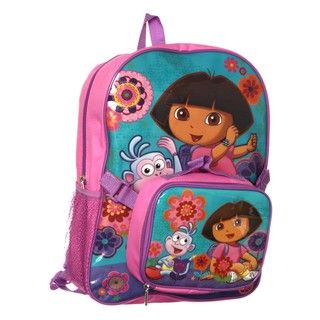 Nickelodeons Dora the Explorer Backpack with Lunch Tote