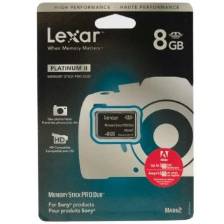 Lexar Media 8GB Platinum II Secure Digital (SD) Card   60x