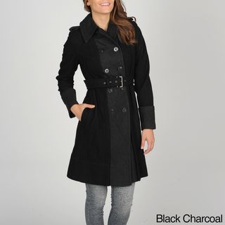 Vince Camuto Womens Double breasted Trench Coat