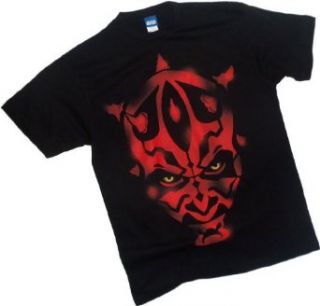 Stencil Face    Darth Maul    Star Wars T Shirt Clothing