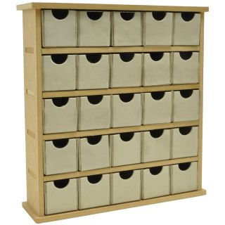 Beyond The Page MDF Mini Treasure Chest/25 Chip Drawers 2.25X9X9.75