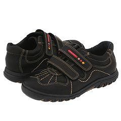 Pablosky Kids 757114 Black Leather Athletic Shoes   Size 13 Y
