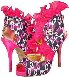  Wild Rose Urban 68C Pink Multi Women Platform Pumps, 6 M US Shoes