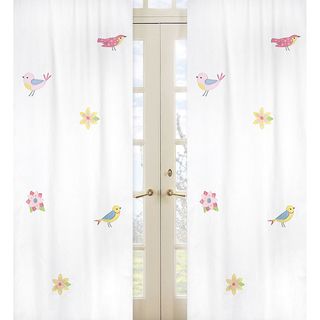 Sweet Jojo Designs Song Bird 84 inch Curtain Panels (Set of 2