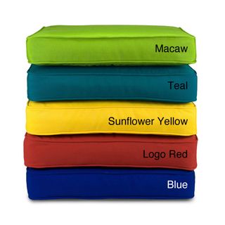 Outdoor 18 x 12 Chair Cushion with Sunbrella Fabric   Solid Bright