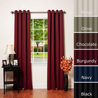 Grommet top Thermal Insulated 120 inch Blackout Curtain Panel Pair
