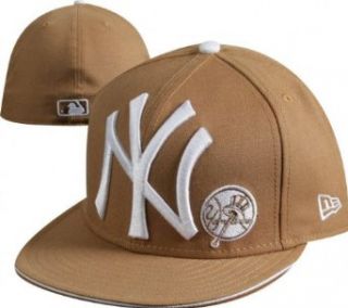 New York Yankees Big 1 Little 1 Wheat Fitted Hat   7
