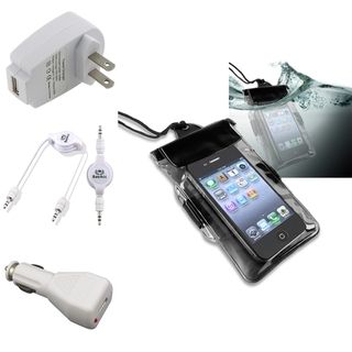 BasAcc Waterproof Case/ Chargers/ Cable for HTC EVO 4G LTE/ One X