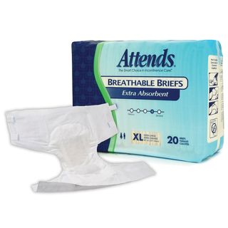 Attends Extra Absorbent X Large Breathable Briefs (Case of 60