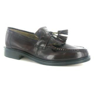 Loake Brighton Burgandi Leather Mens Shoes Shoes
