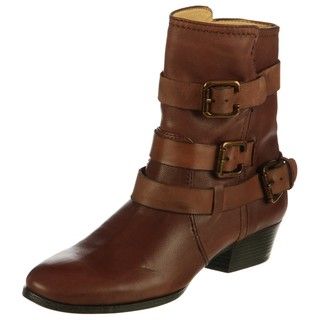 Nine West Womens Cornflower Short Leather Boots FINAL SALE
