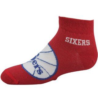 Philadelphia 76ers Youth Oversized Logo Socks   Red