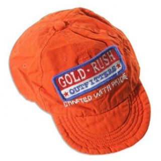 Gold Rush   Boys Baseball Cap, Orange 21159 Shoes