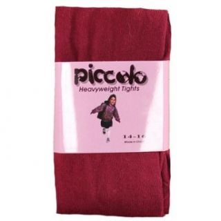 New Girls Clothes Heavyweight BURGUNDY TIGHTS 12 14