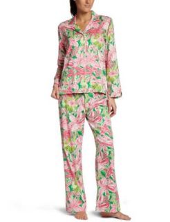 Lilly Pulitzer Womens Pick Of The Bunch Sateen Pj Set