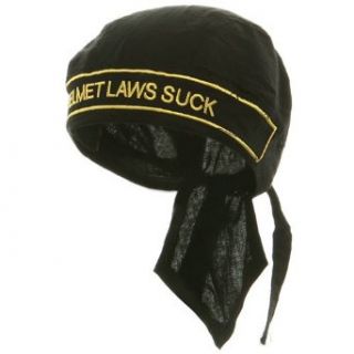 Embroidery Series Head Wrap Helmet Laws Suck W12S17C