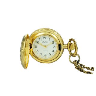 Helbros Womens Casual Stainless Steel Pocket Watch