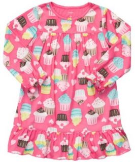 Carters Toddler Poly Nightgown   Cupcakes 2T Clothing